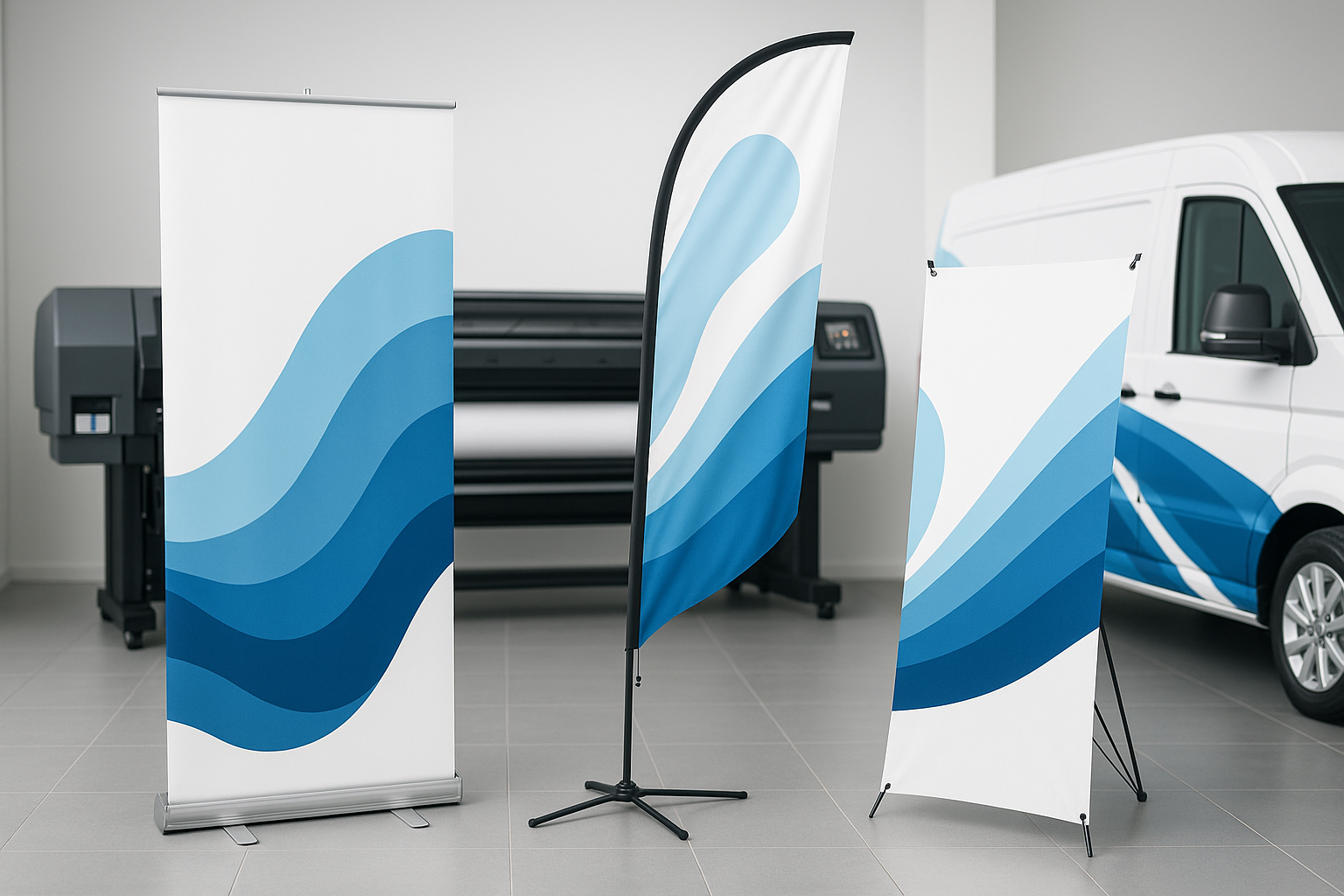 Roll-up vs Beach Flag vs X-banner: Melyik a Legjobb Választás Rendezvényeken 2026-ban?