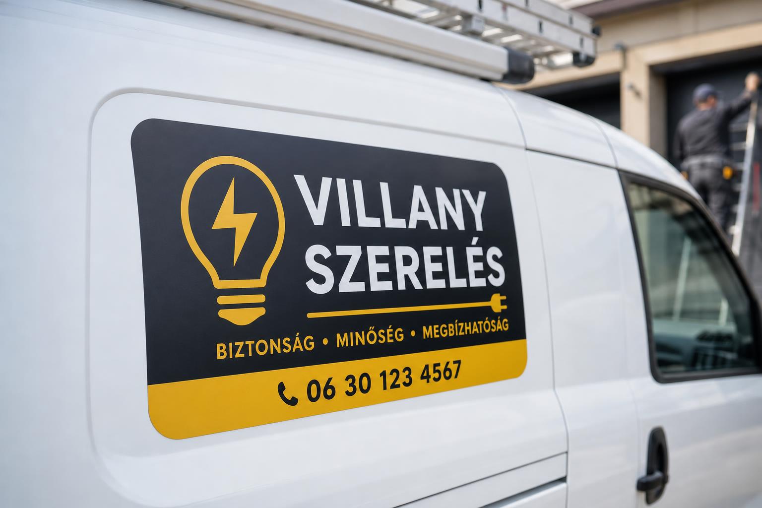 Autómágnes villanyszerelőknek: bizalom az első benyomástól - Infinity Reklám