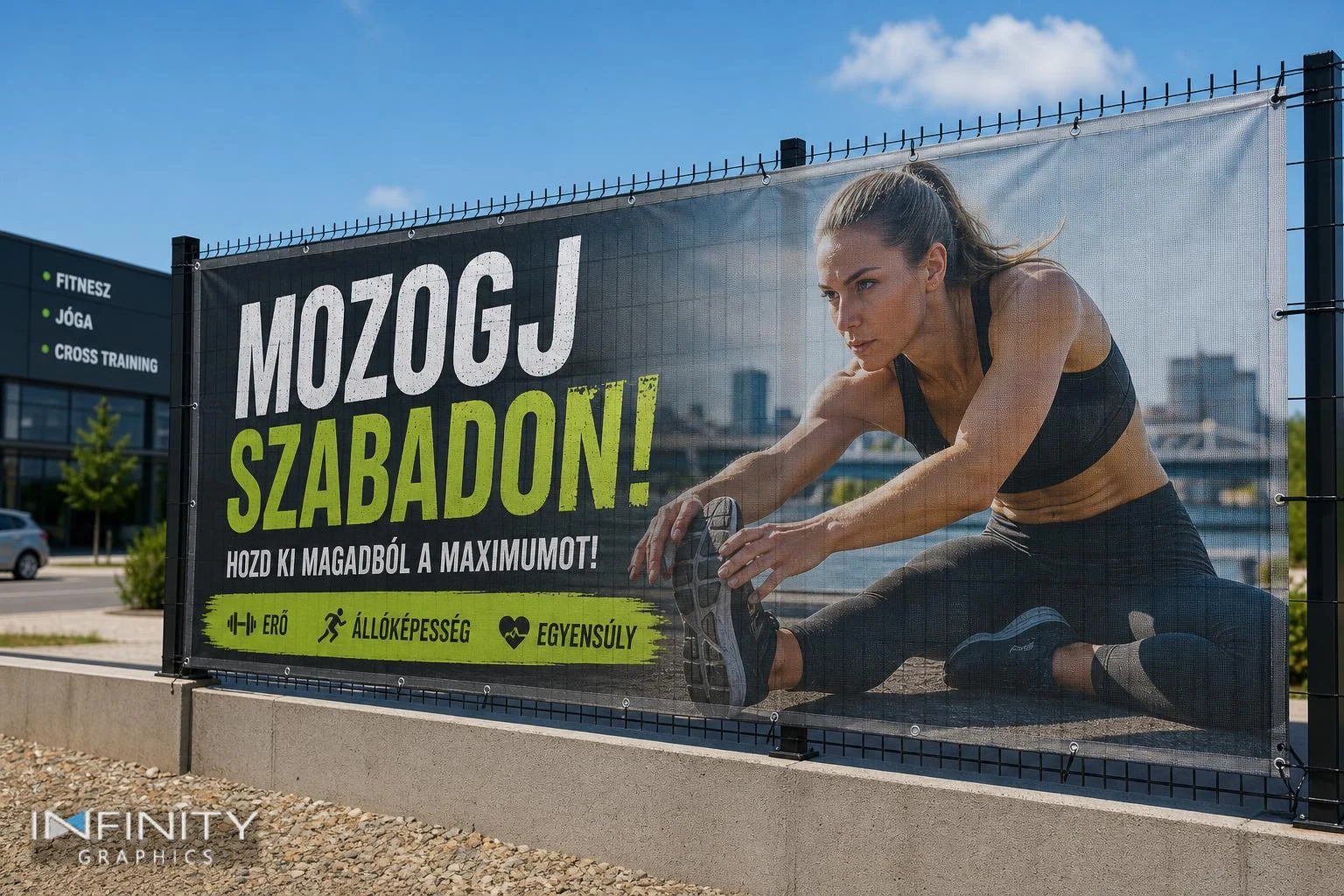 mesh banner — gyakorlati utmutato - Infinity Reklám