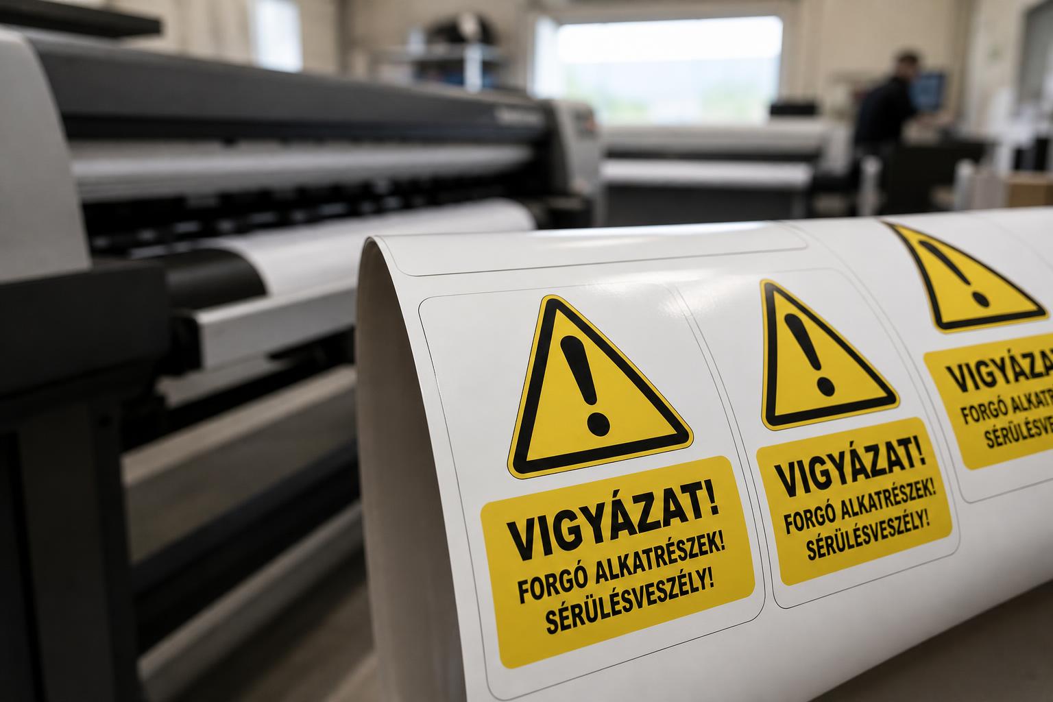 Miért fontos a figyelmeztető matrica? - Infinity Reklám