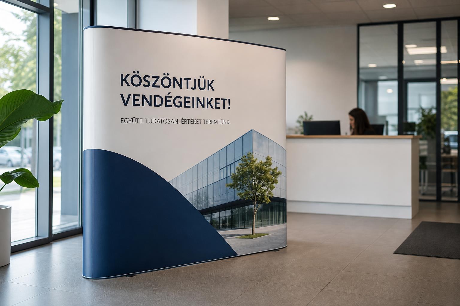 Mi az a reception display? - Infinity Reklám