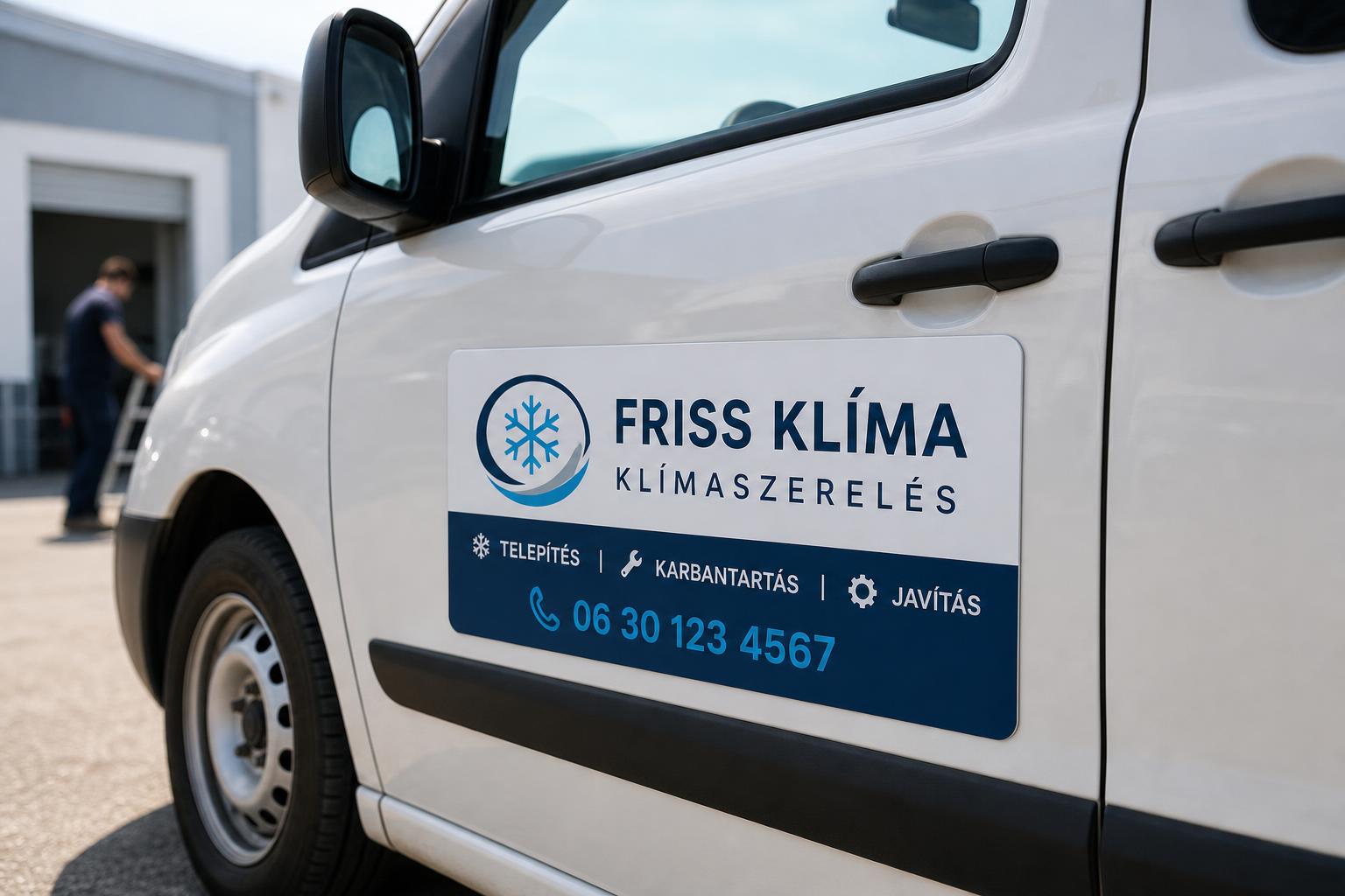 A klímaszerelők sikereinek növelése autómágnessel - Infinity Reklám