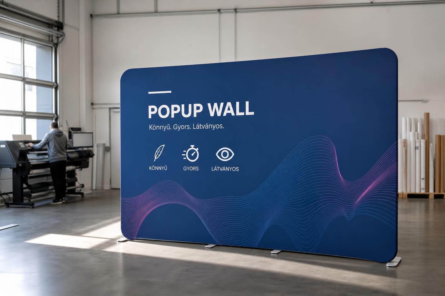 Mi az a popup wall? - Infinity Reklám