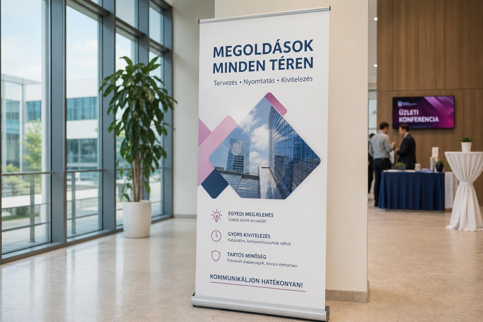 Miért fontos a megfelelő rollup-display kiválasztása? - Infinity Reklám