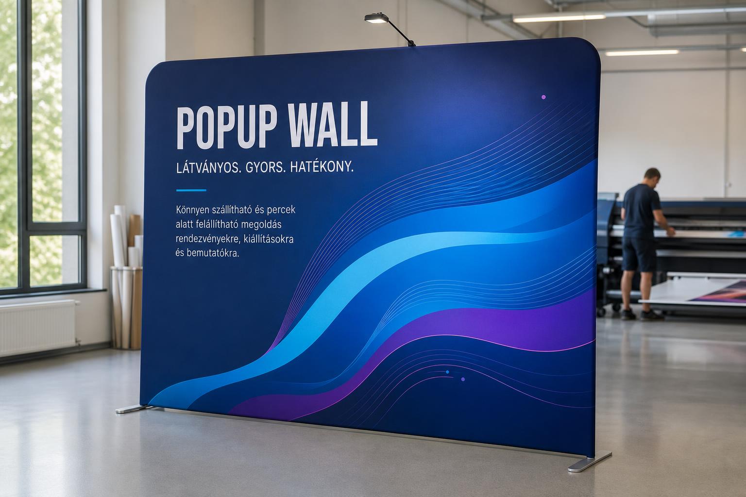 Mi az a Popup Wall? - Infinity Reklám